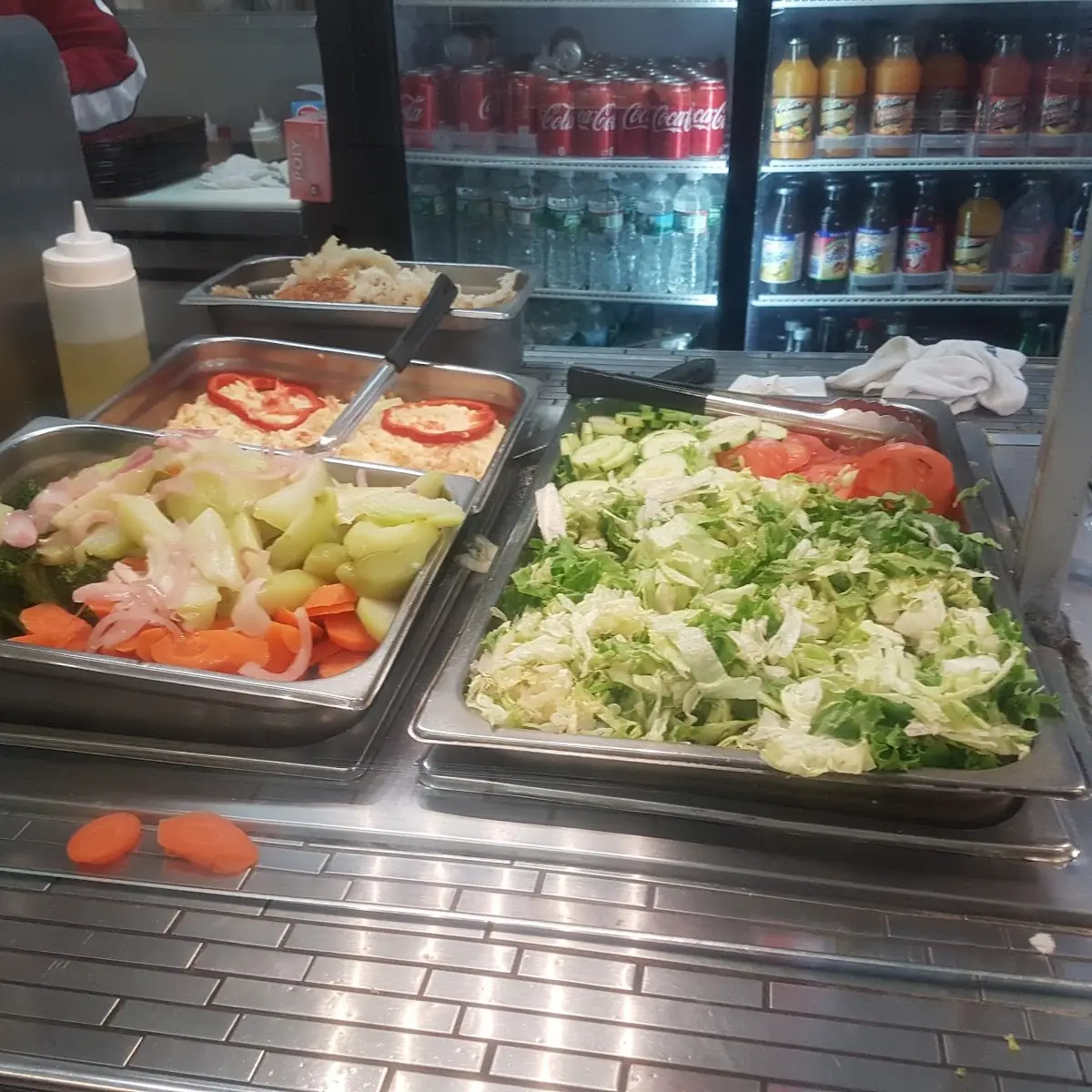 Green Salad and Vegetables