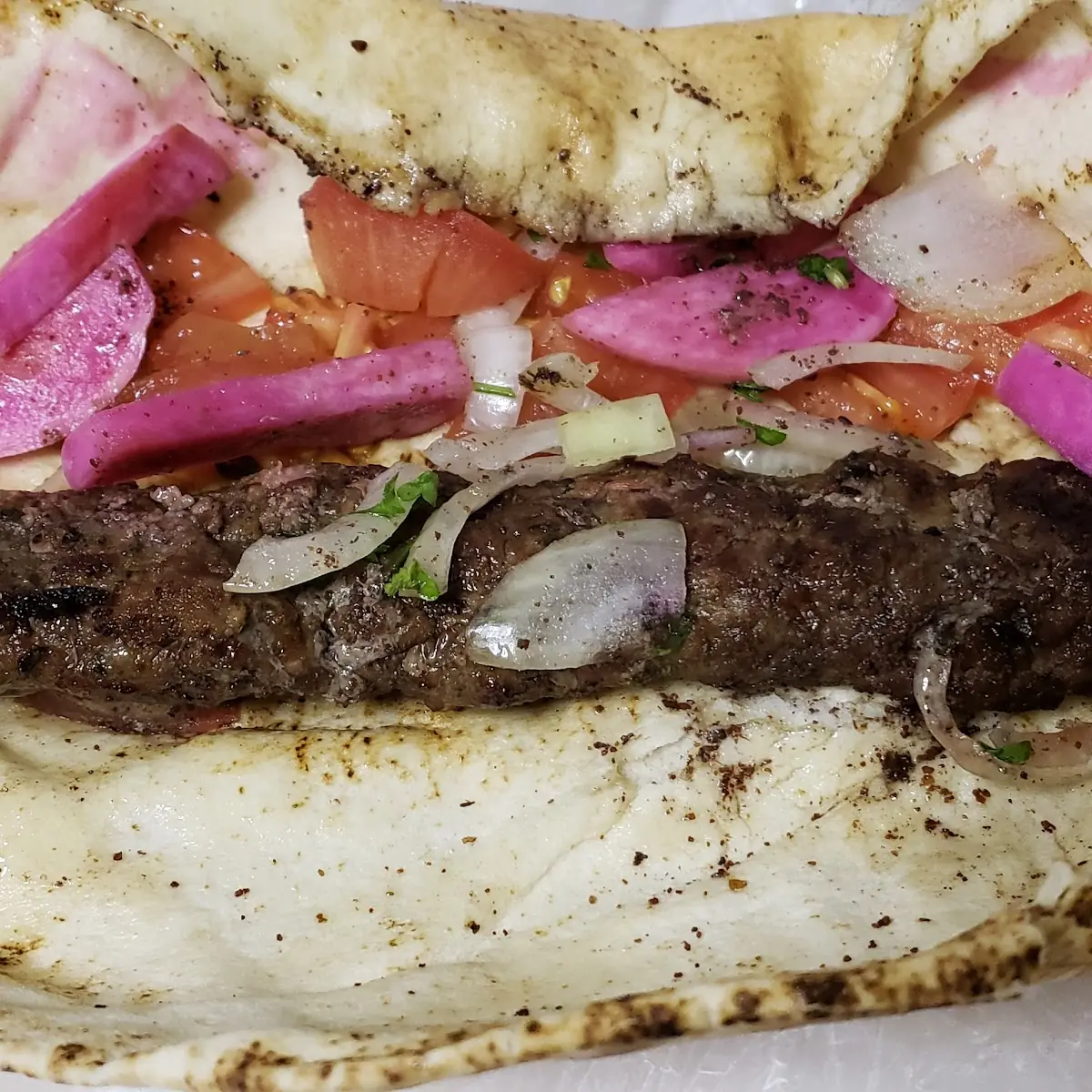 Beef Kafta Sandwich