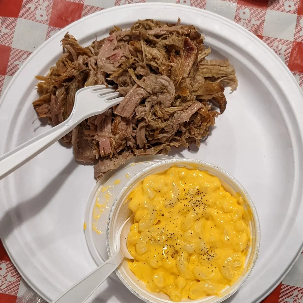 Pulled Pork and Mac and Cheese