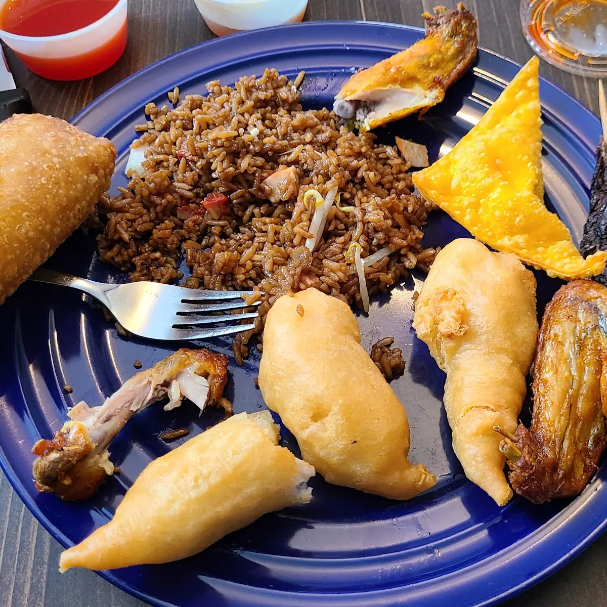 Appetizer Sampler Pork Fried Rice