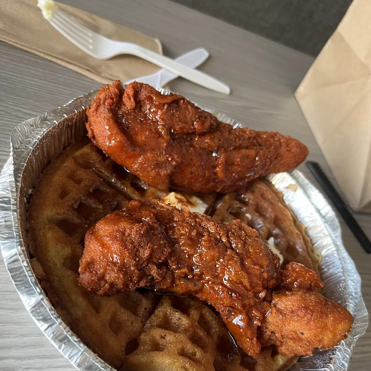 Chicken and Waffles