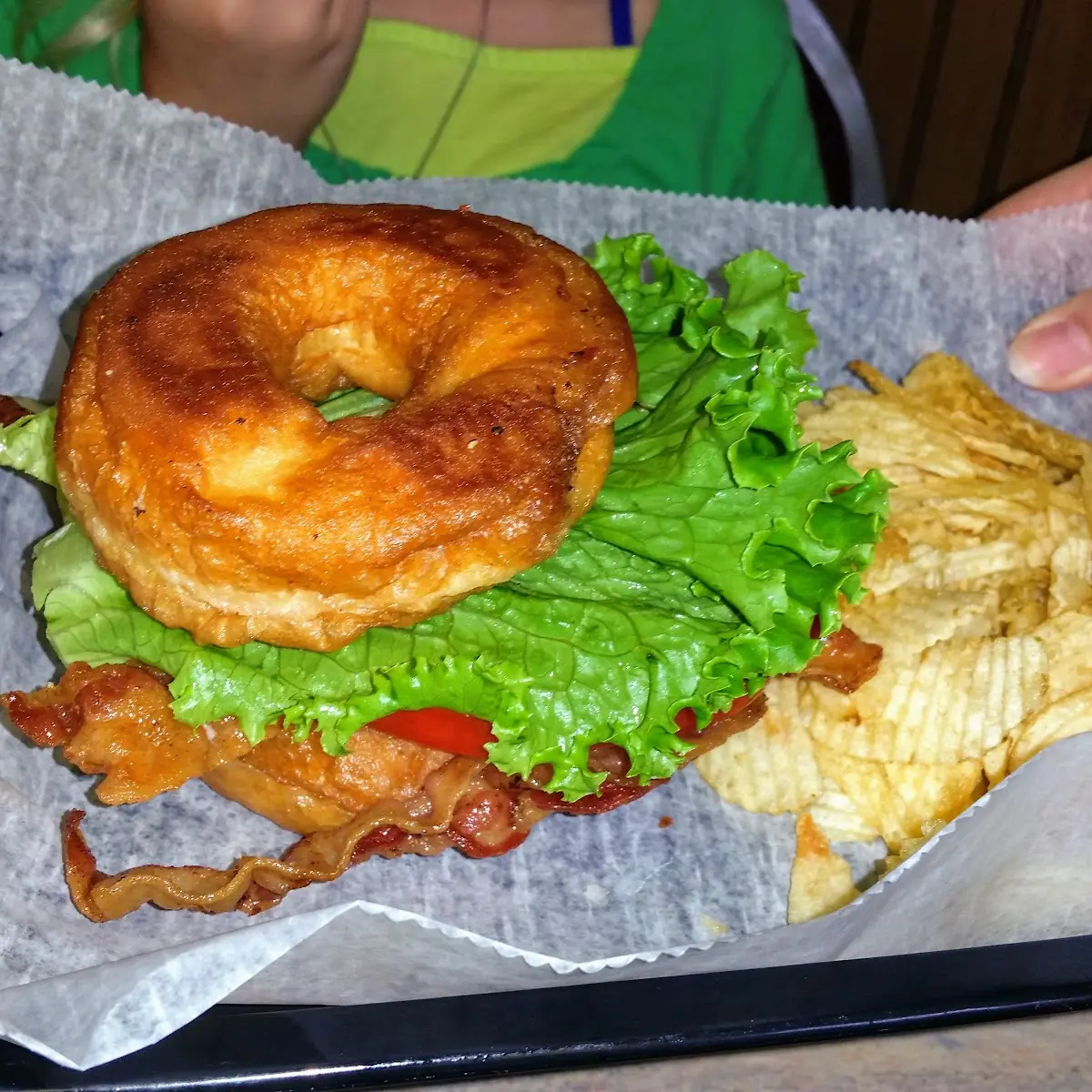 Donut blt Sandwich