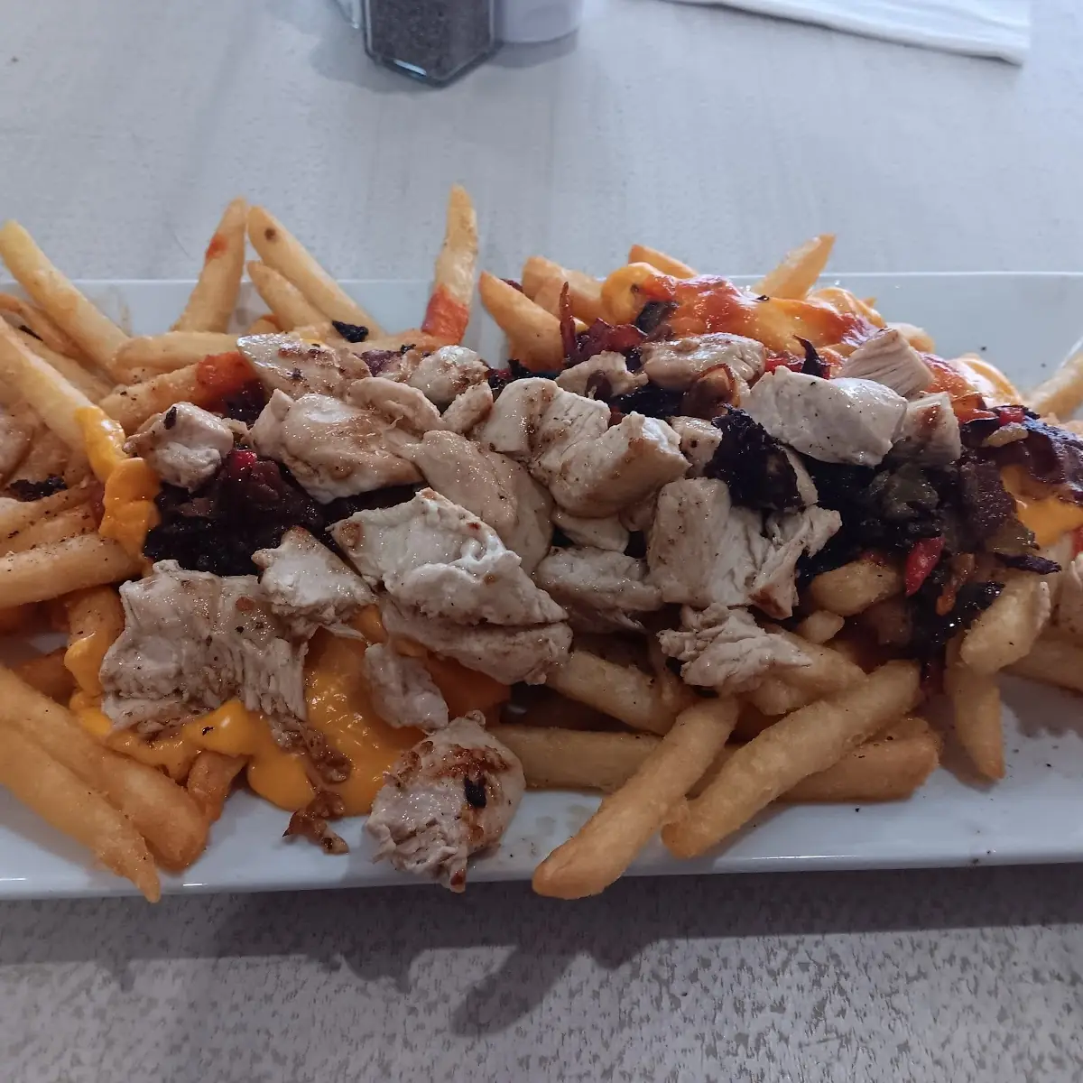 Loaded Fries with Grilled Chicken