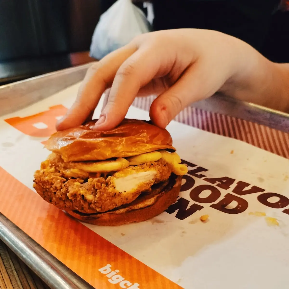 Crispy Chicken Grilled Cheese