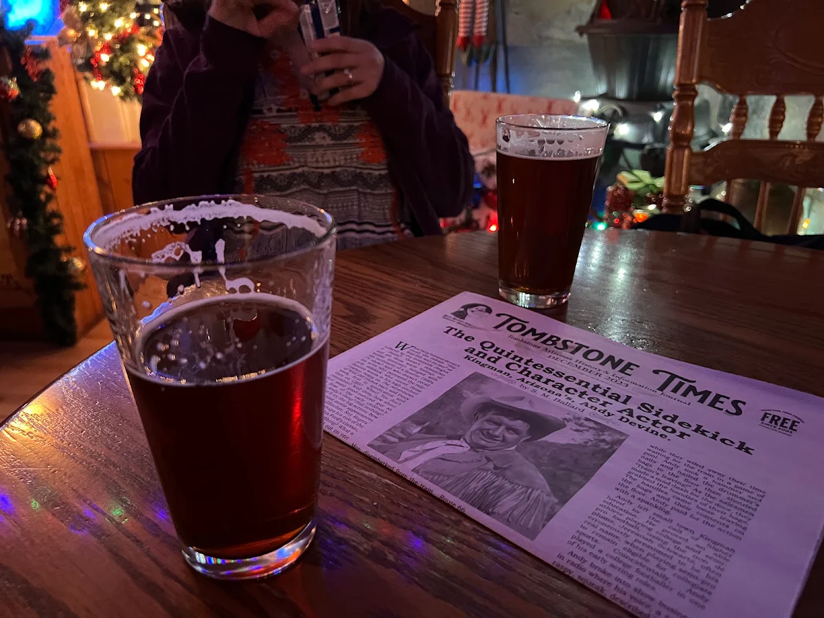 Tombstone Beer on Tap