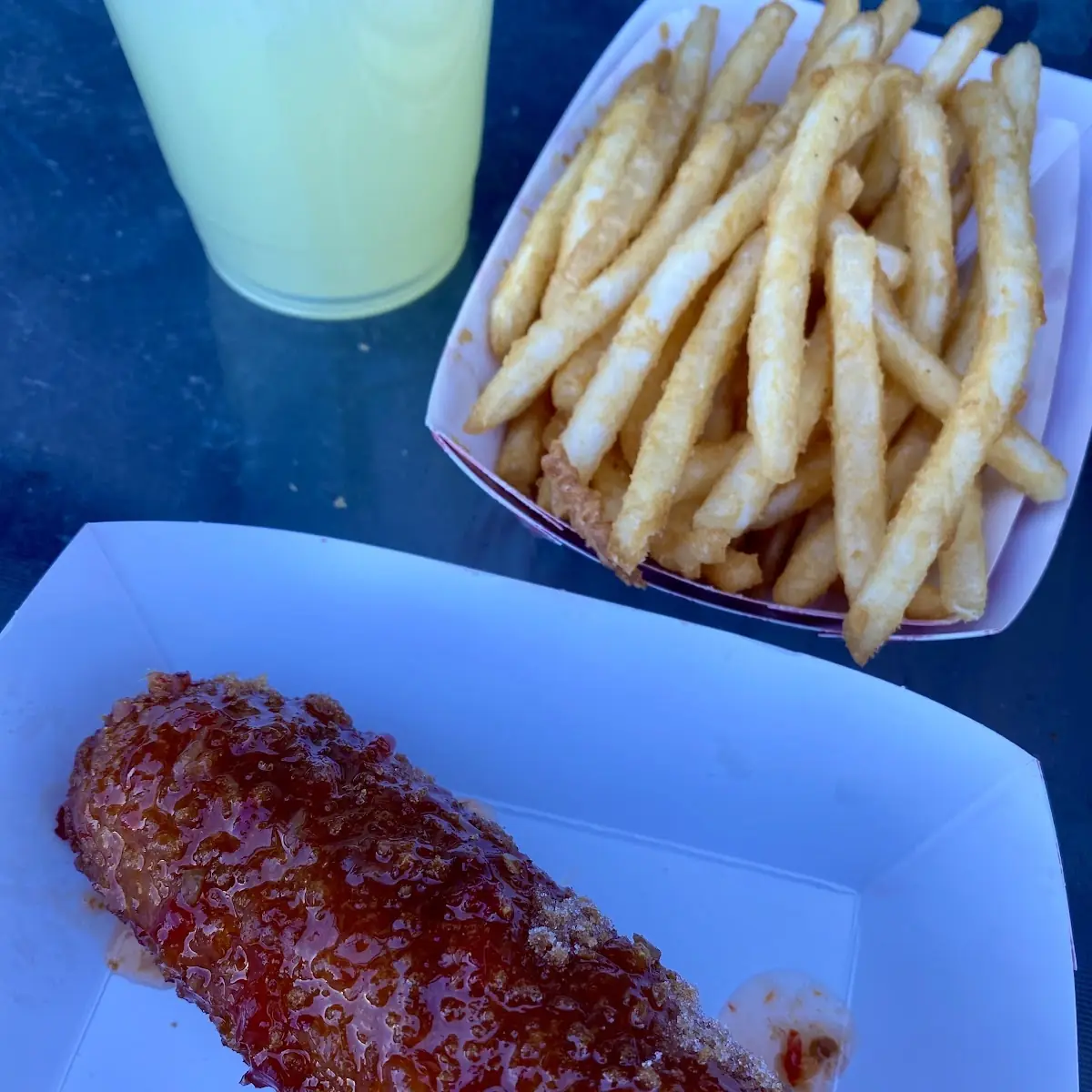 Corn Dog with Sweet Chilli Sauce