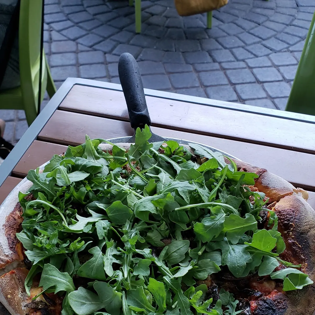 Cheese Pizza with Argulla