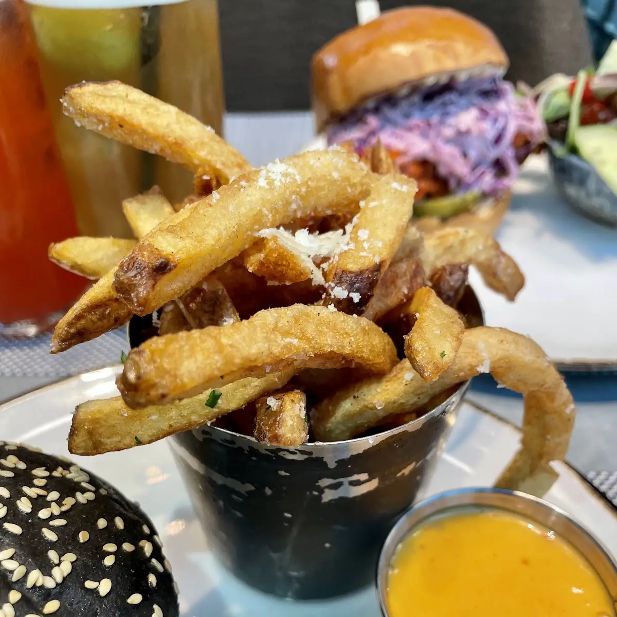 Burger with Truffle Fries