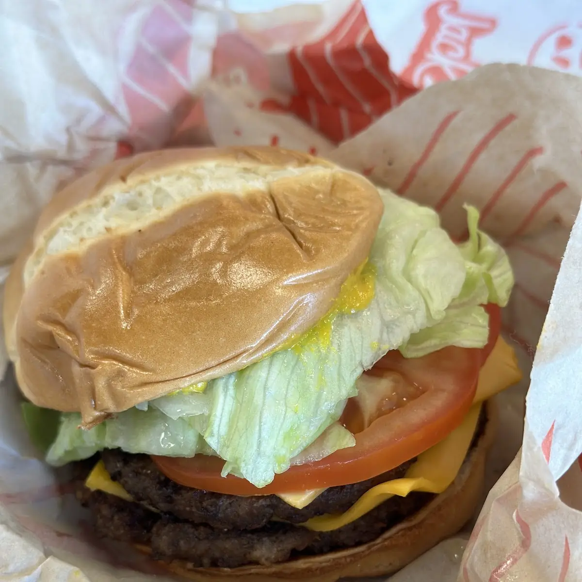 Jumbo Jack Cheeseburger