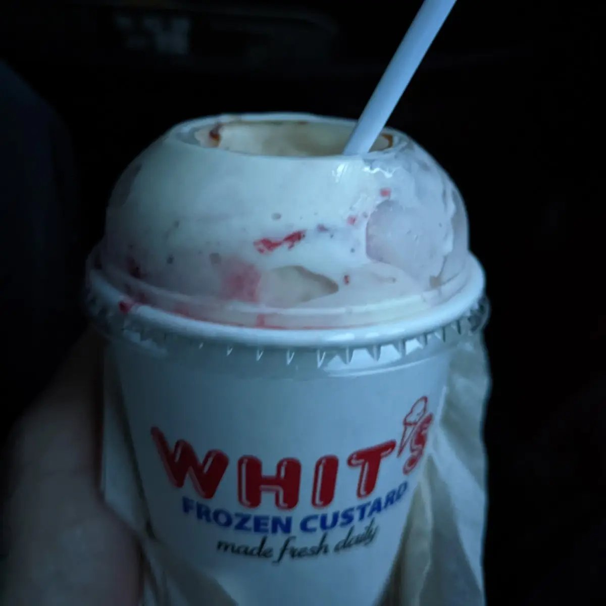 Vanilla Strawberry Mixed with Hot Fudge