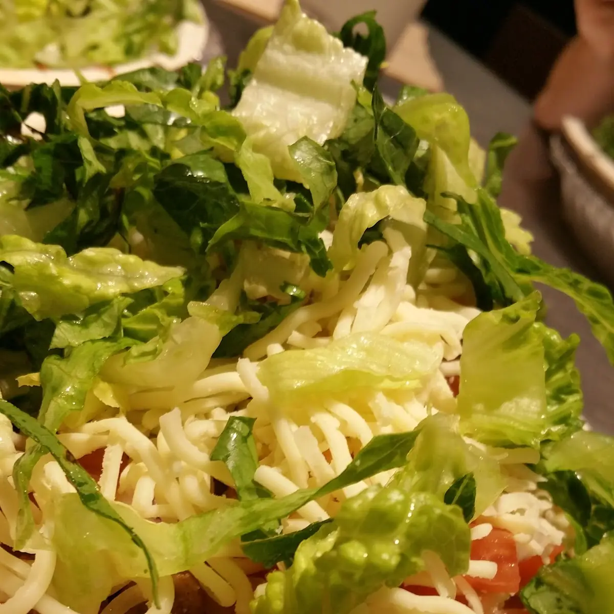 Beef Chicken Lettuce Black Beans Cheese