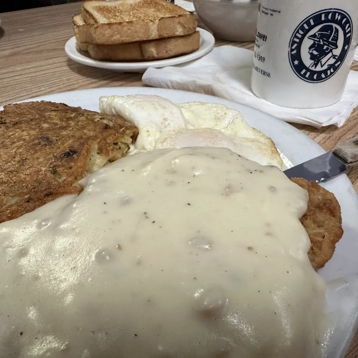 Chicken Fried Steak and Eggs