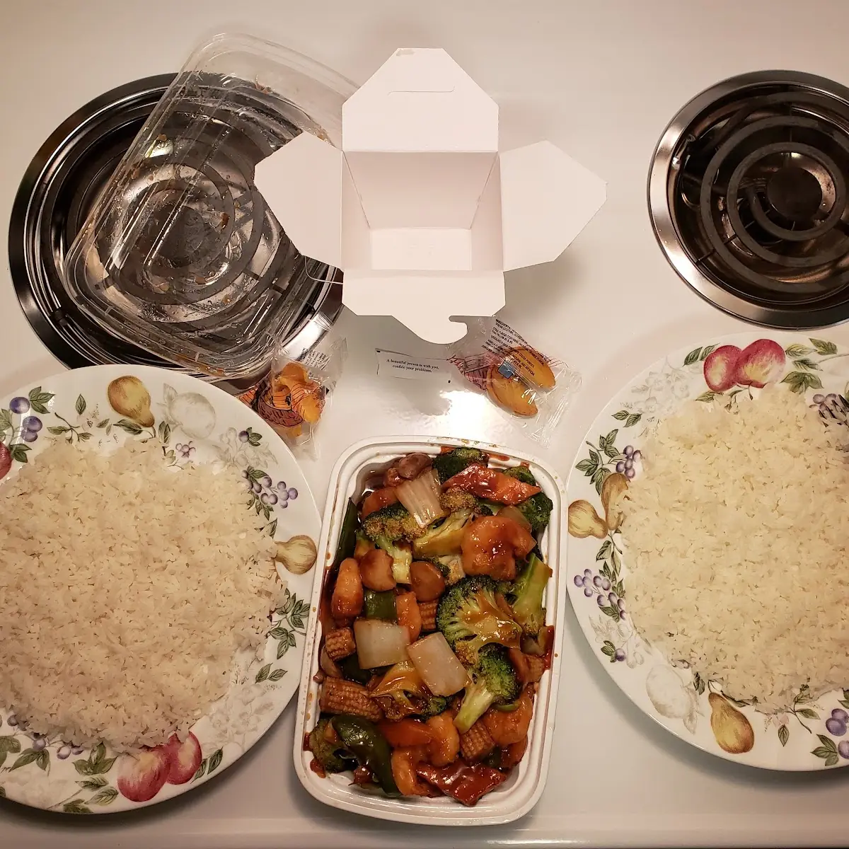 Mixed Vegetables & White Rice