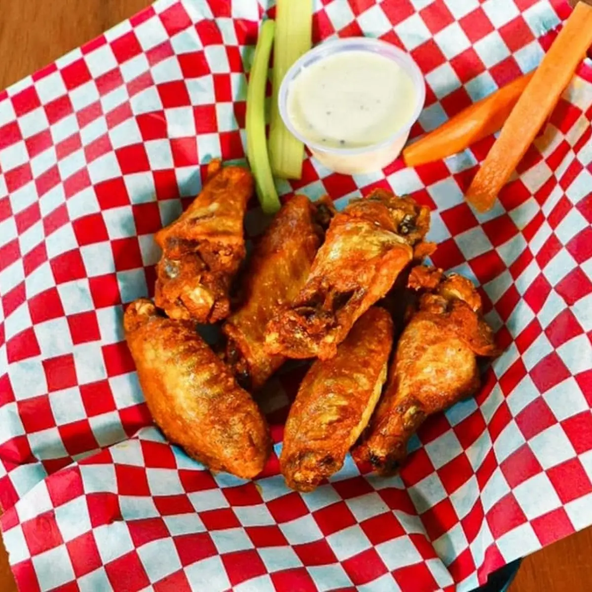 Boneless Buffalo Wings with Ranch