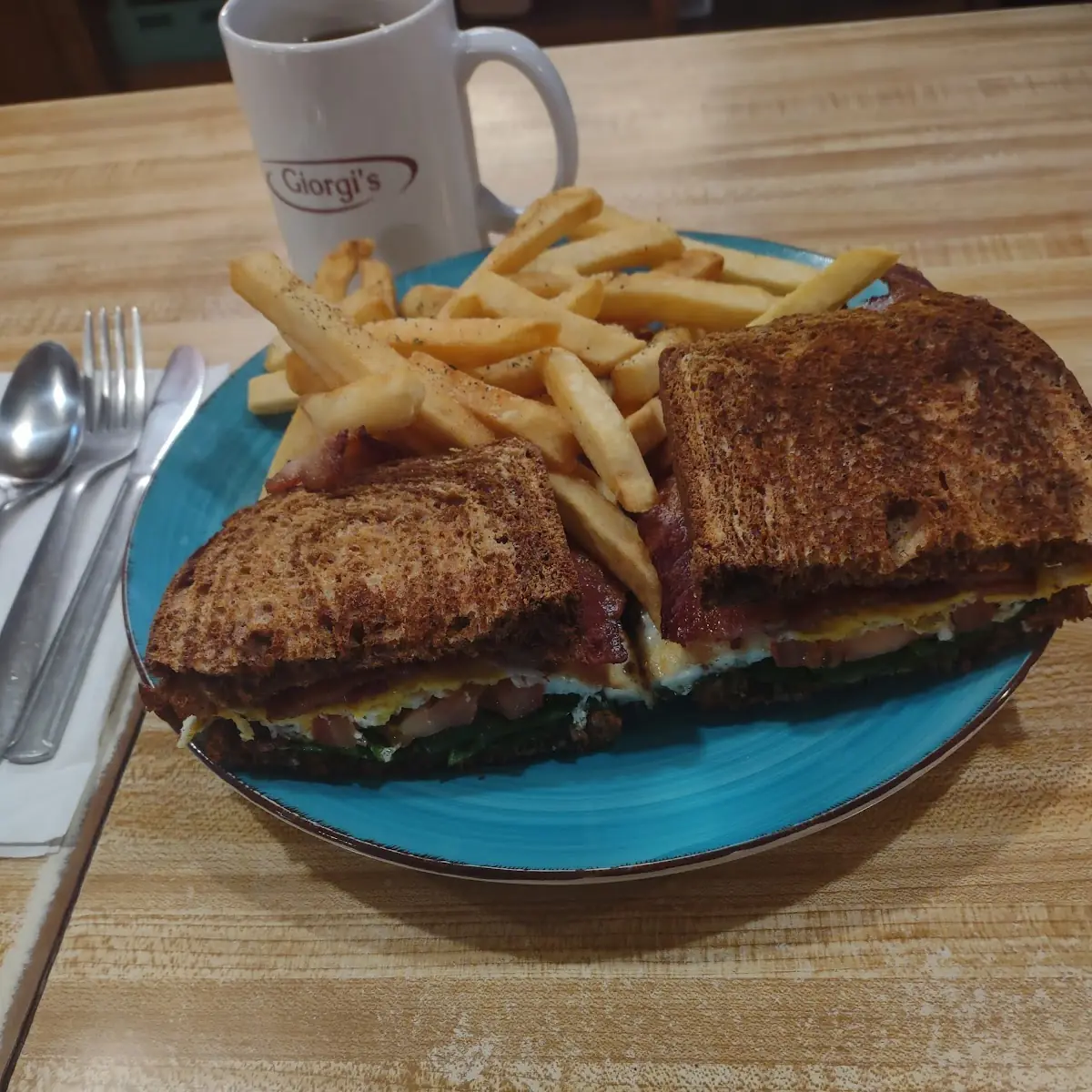 Bacon & Egg on Rye