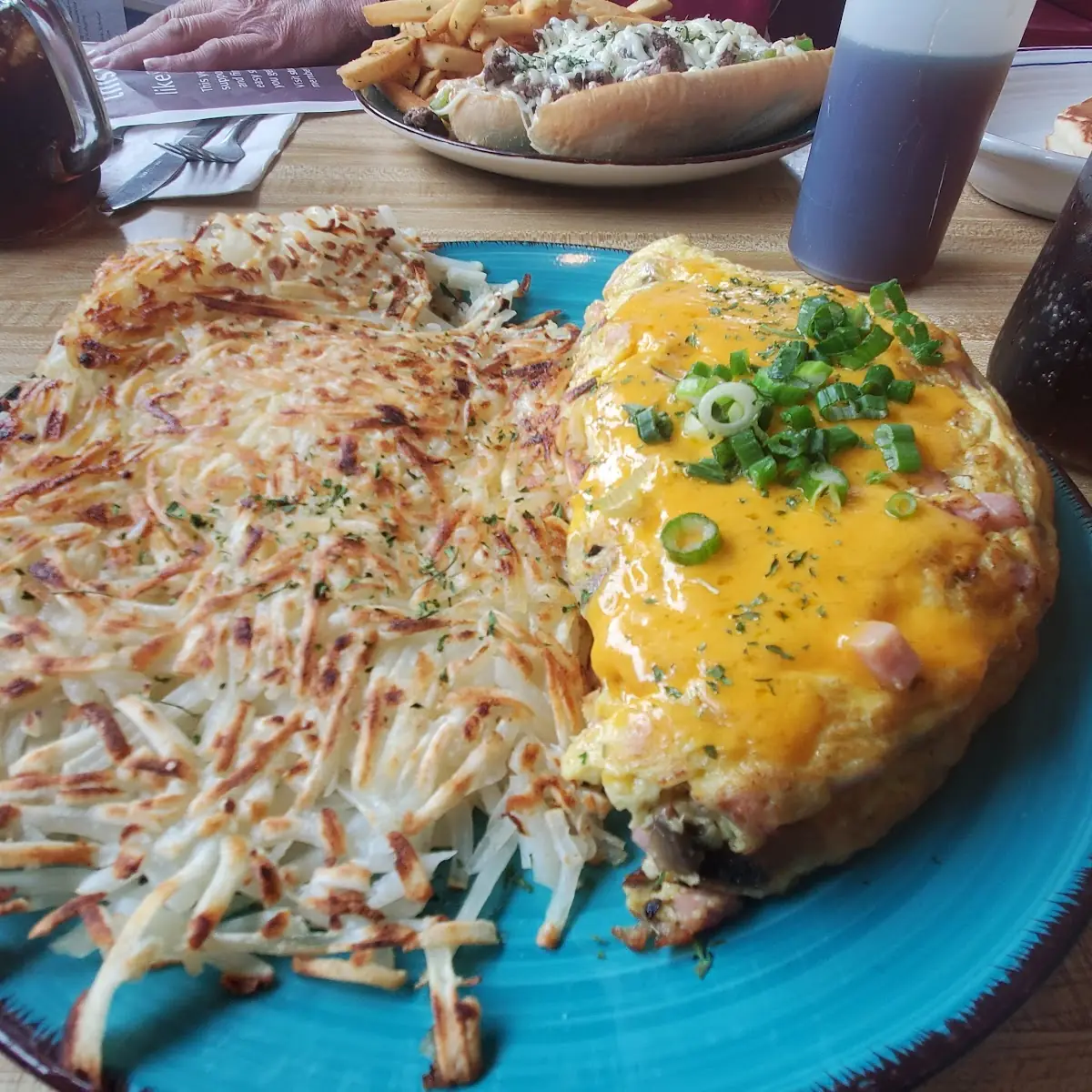 Denver Omelet with Hash Browns