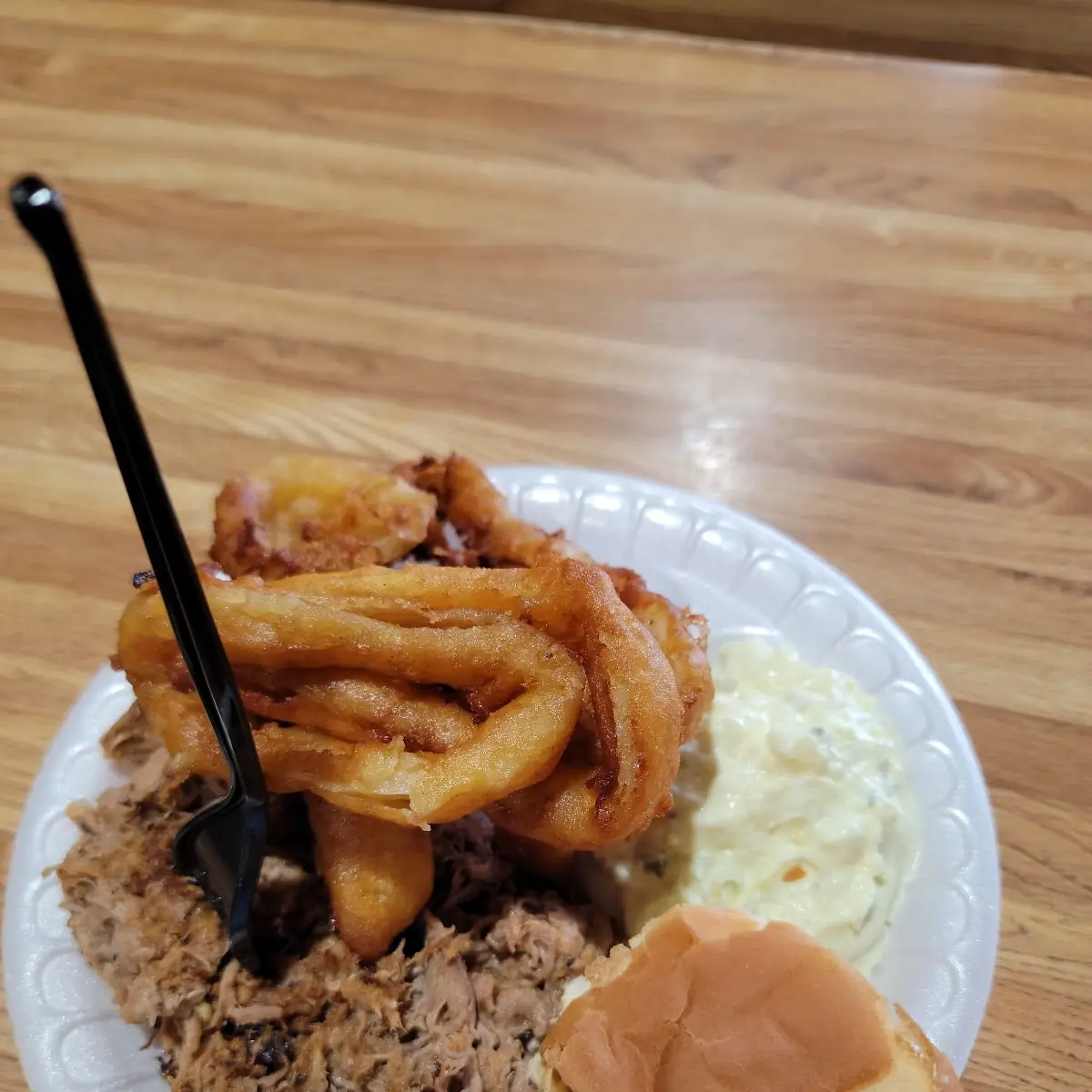 BBQ with Onion Rings