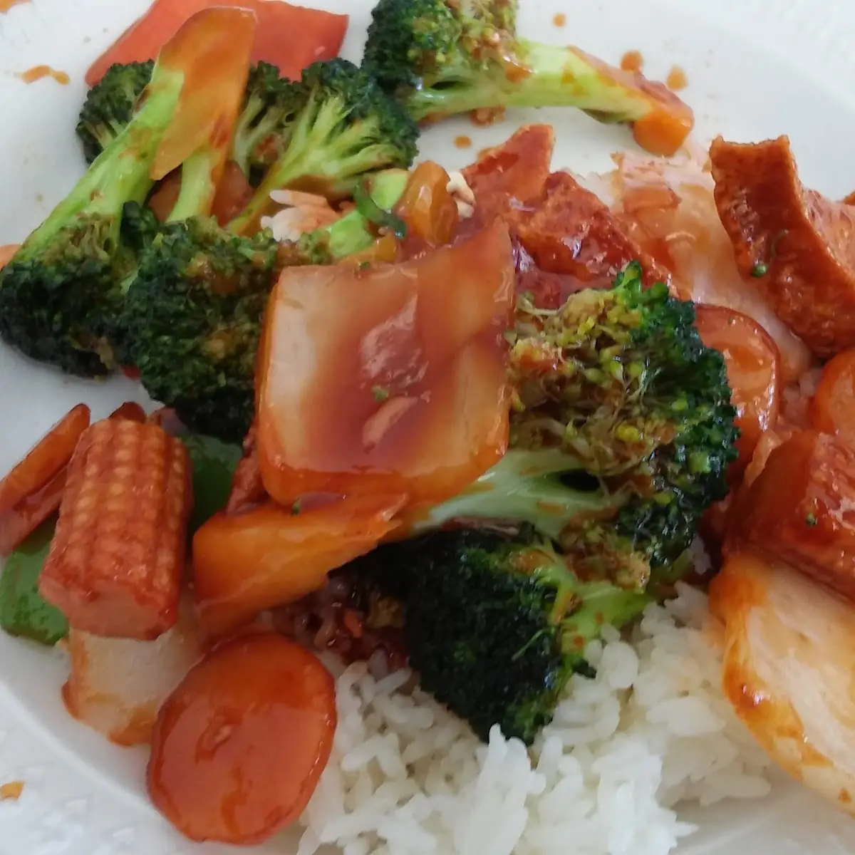 Bean Curd Vegetable Fried Rice