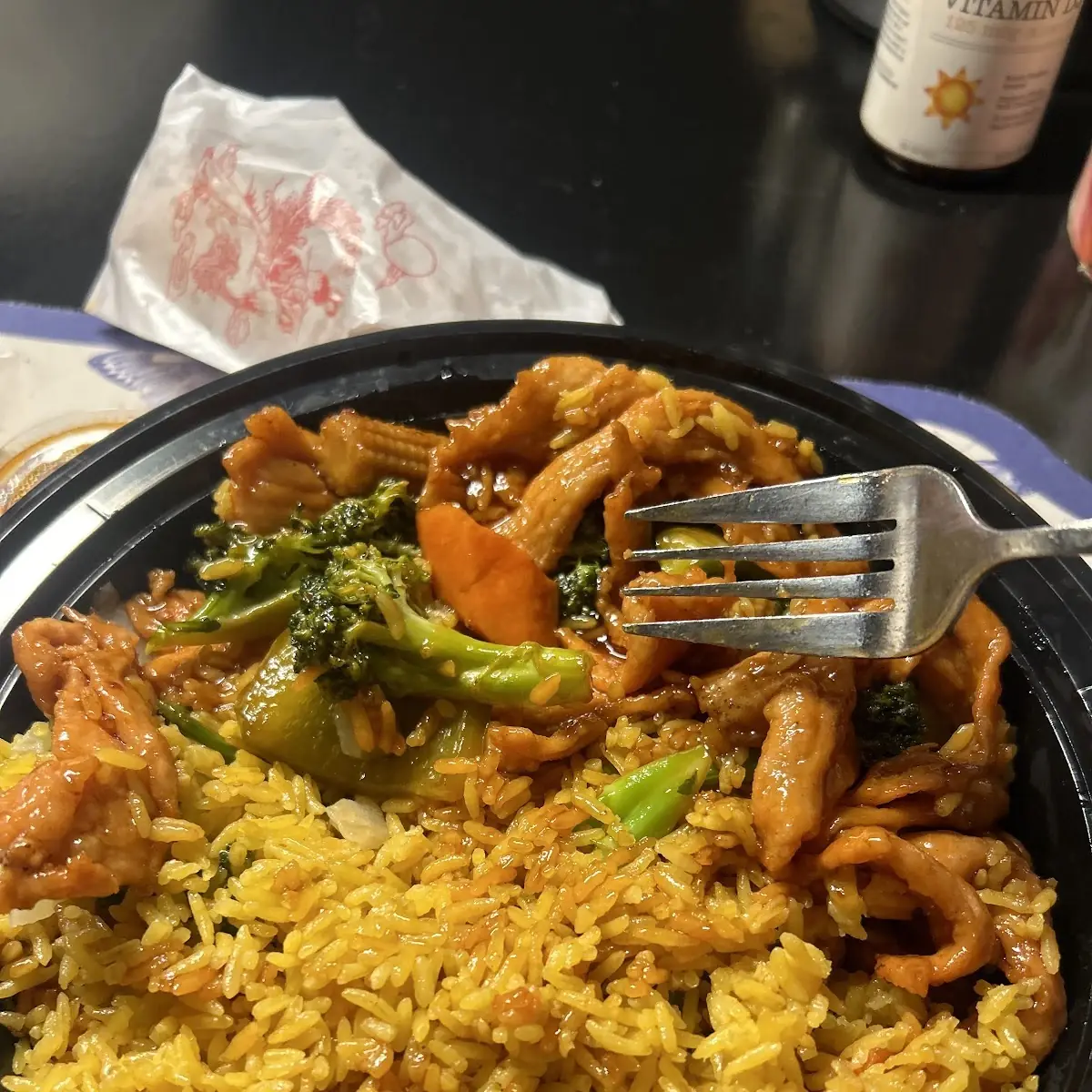 Garlic Chicken Fried Rice