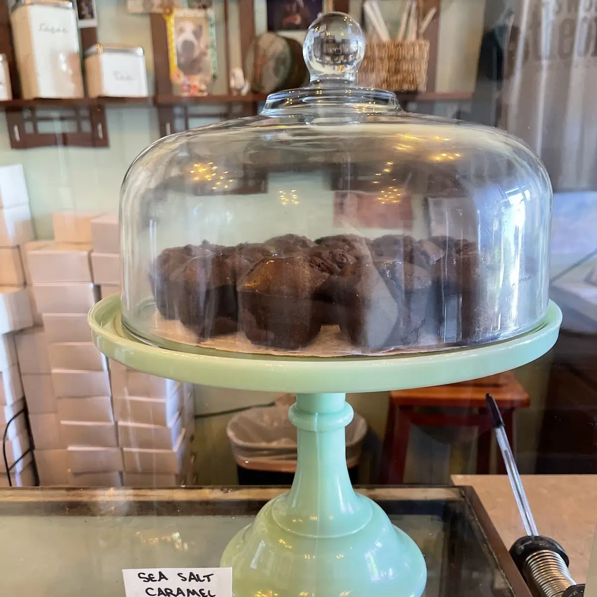 Sea Salt Caramel Brownie Bite