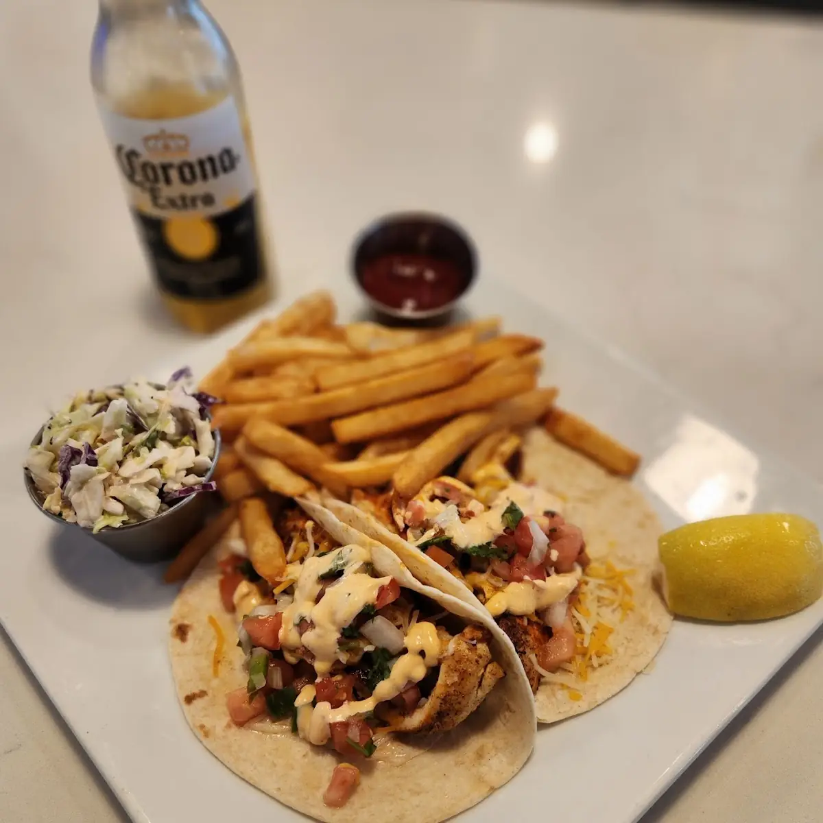 Chicken or Shrimp Tacos