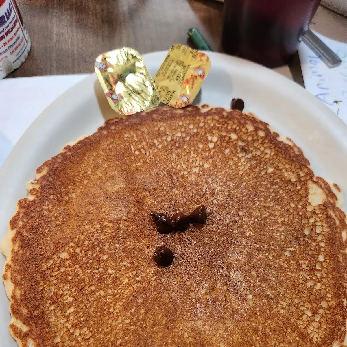Blueberry or Chocolate Chip Pancakes