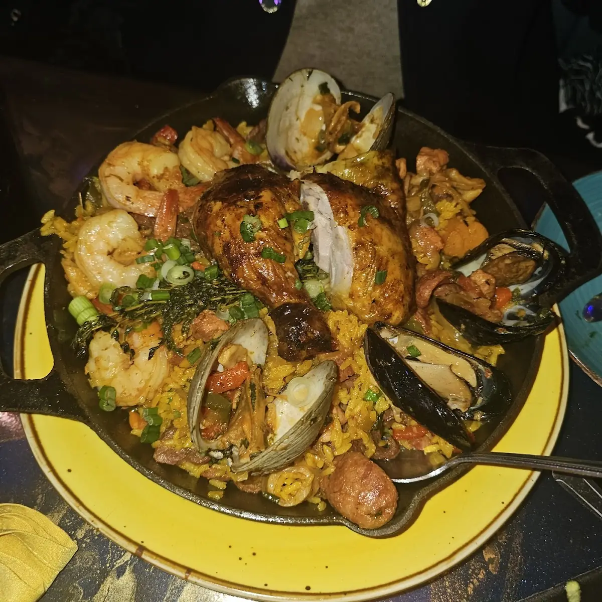Seafood and Chicken Rice Paella