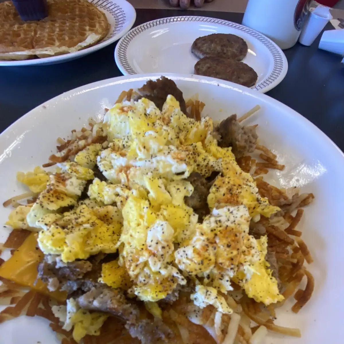 Sausage Egg and Hash Brown Bowl