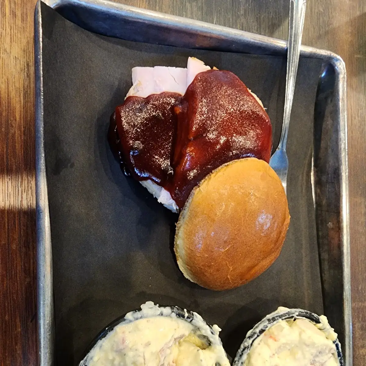 Smoked Turkey Sandwich and Potato Salad