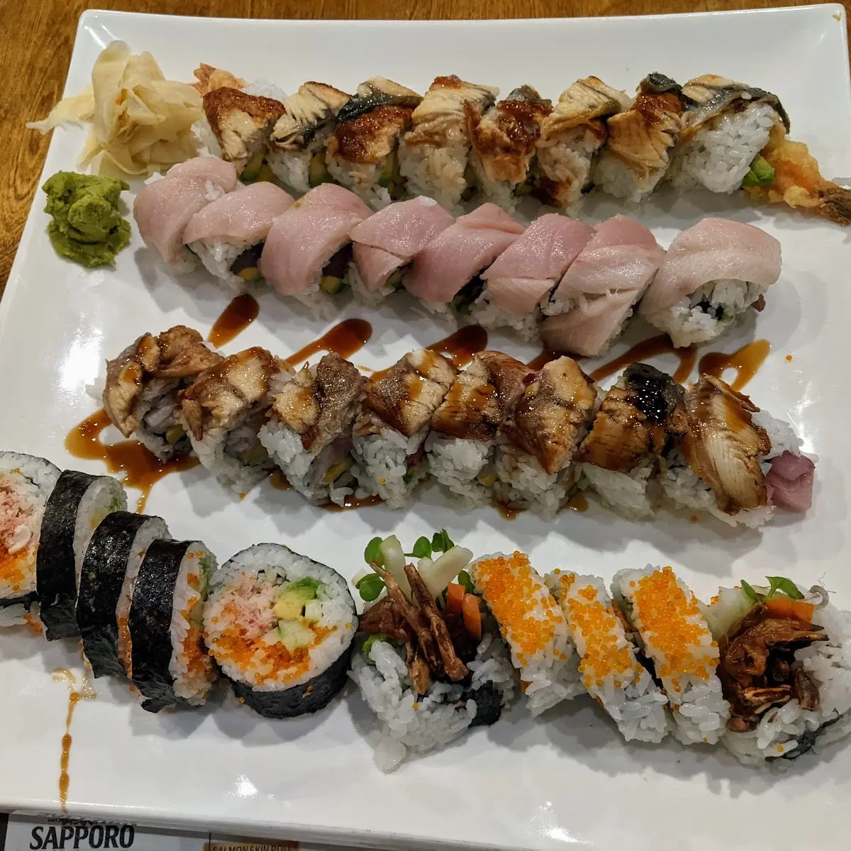 Various Sushi Rolls