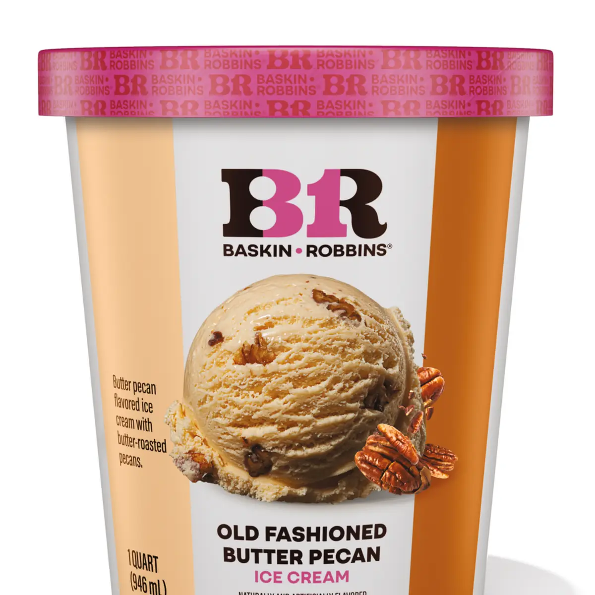 Old Fashioned Butter Pecan Pre-Packed Quart