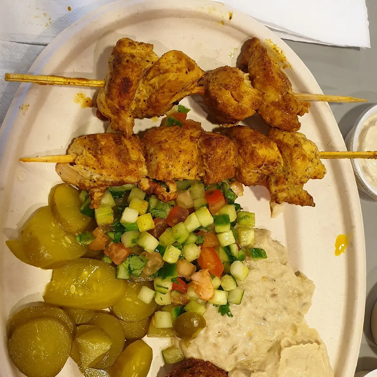 Chicken Kebab Plate