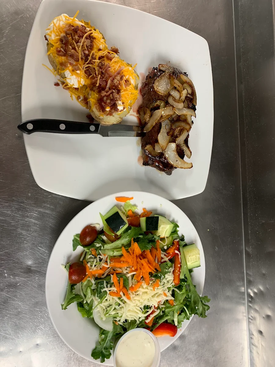 Salad and a Baked Potato