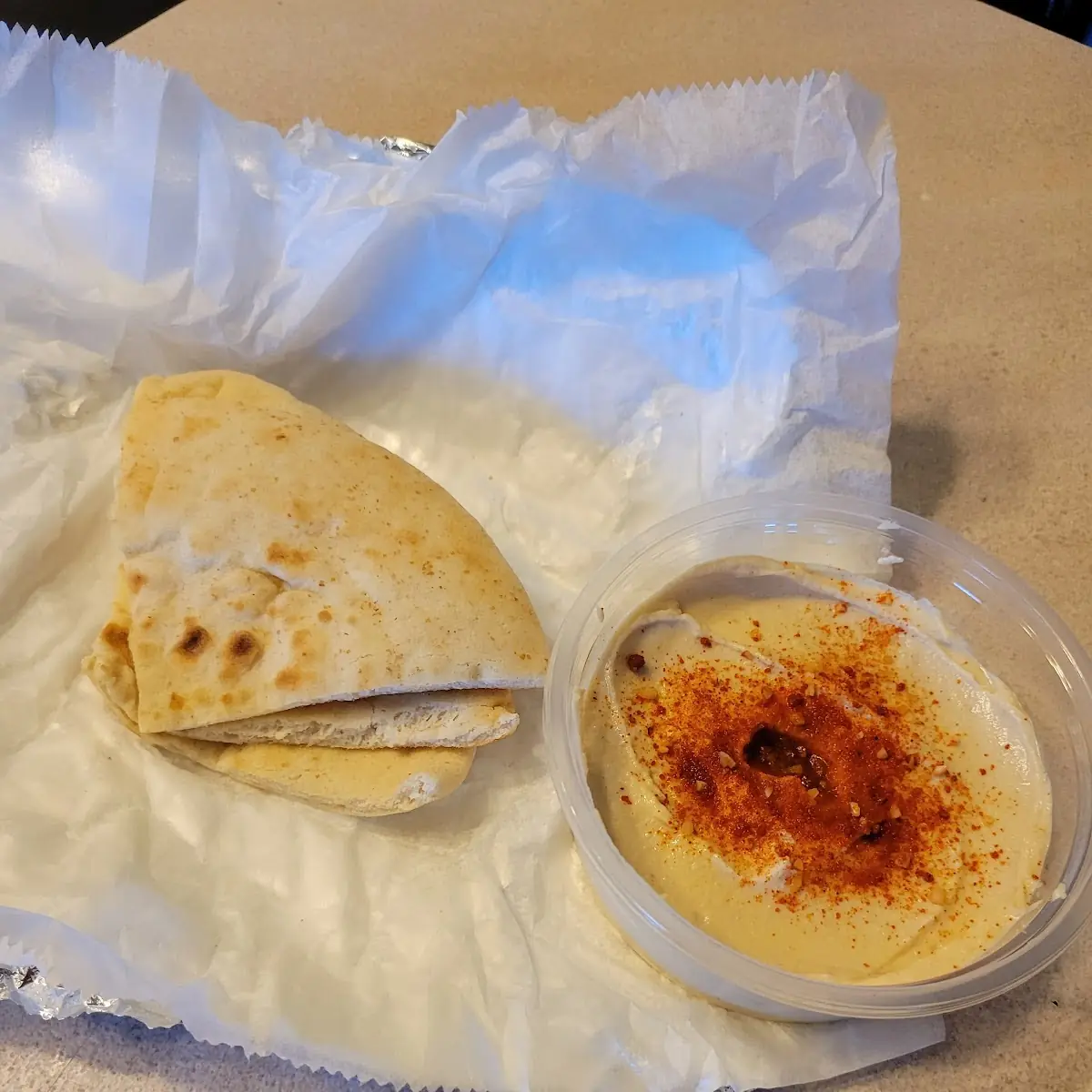 Hummus and Pita Bread