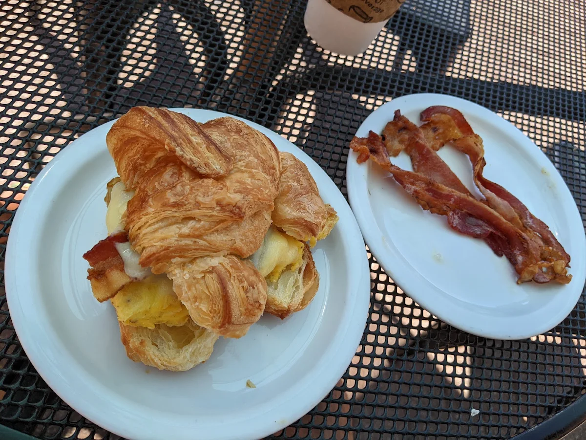 Egg and Cheese Sandwich on a Croissant