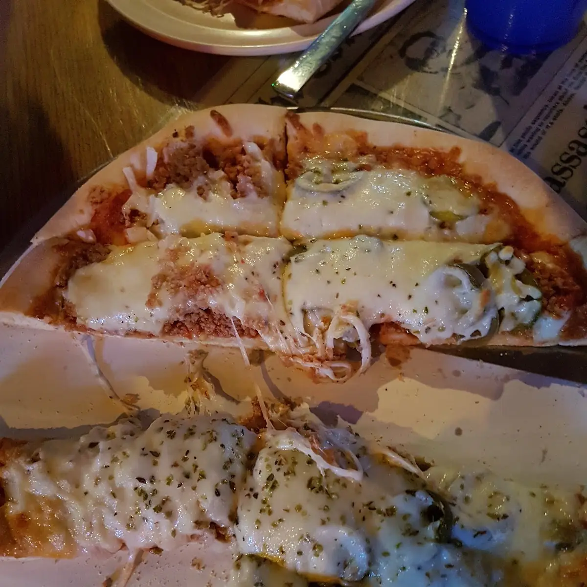Sausage and Mushroom Pizza