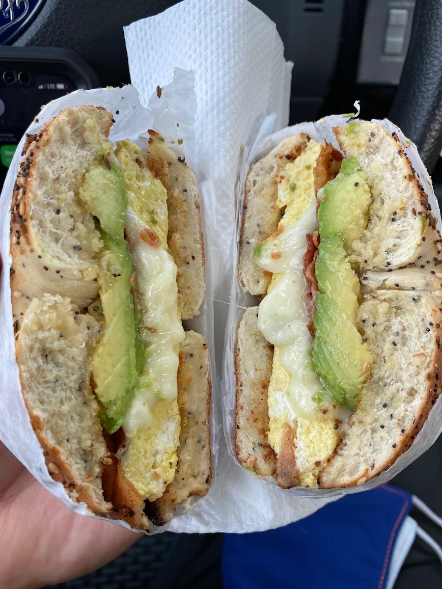 Bacon Avocado Everything Bagel