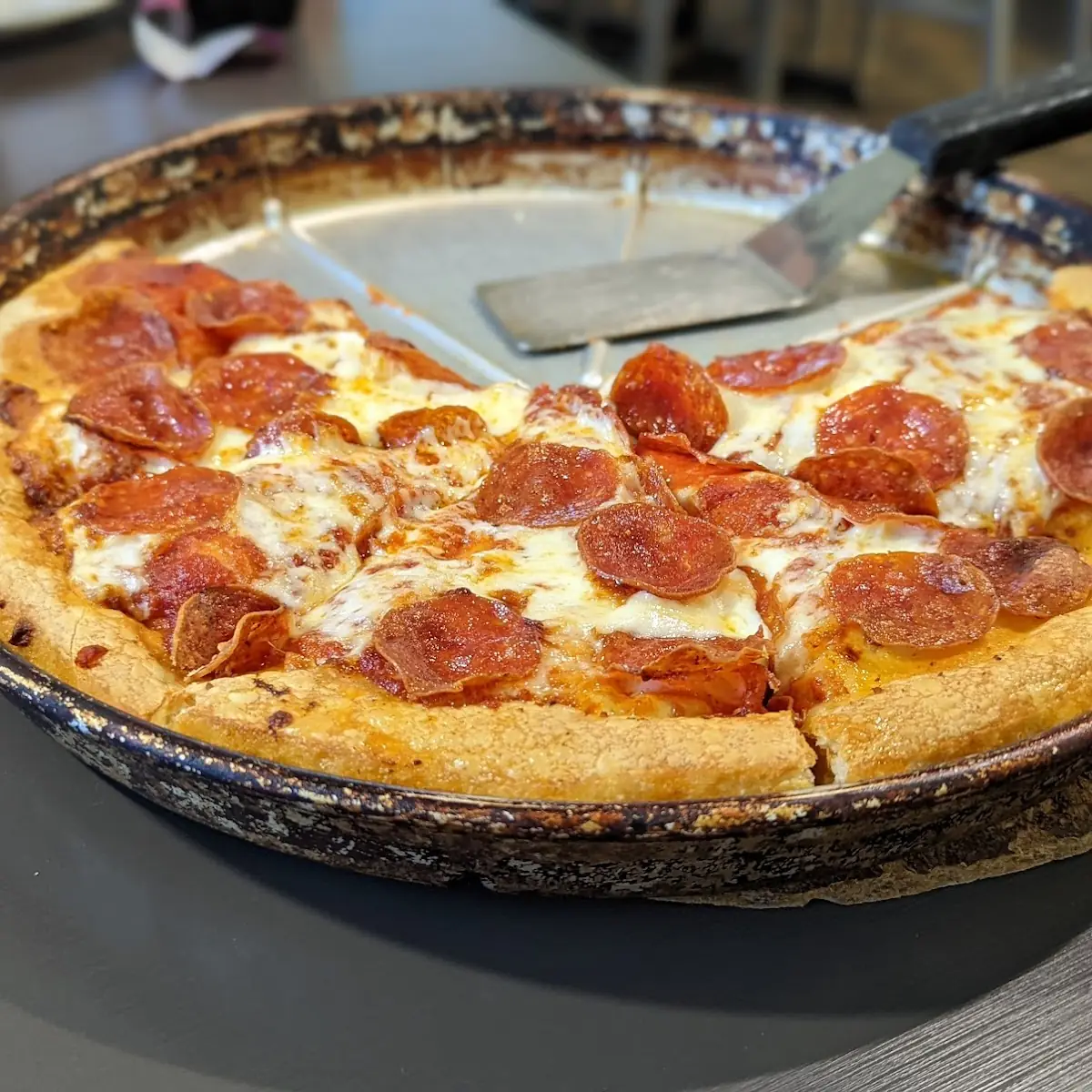 Pan Pepperoni Pizza