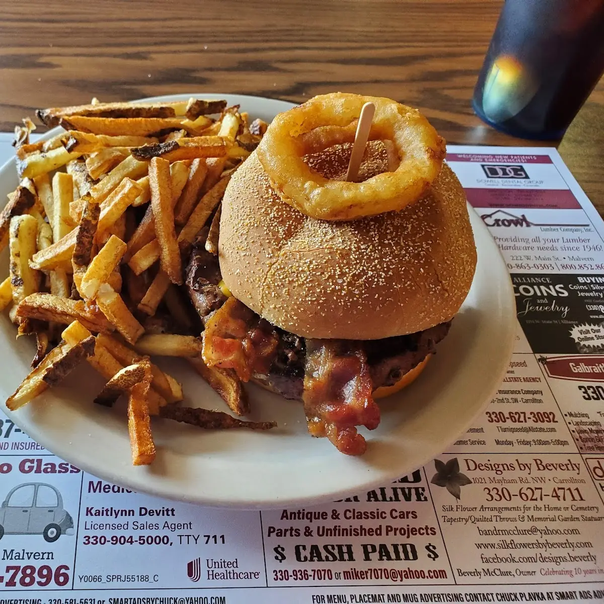 Half Pound Angus Cheeseburger