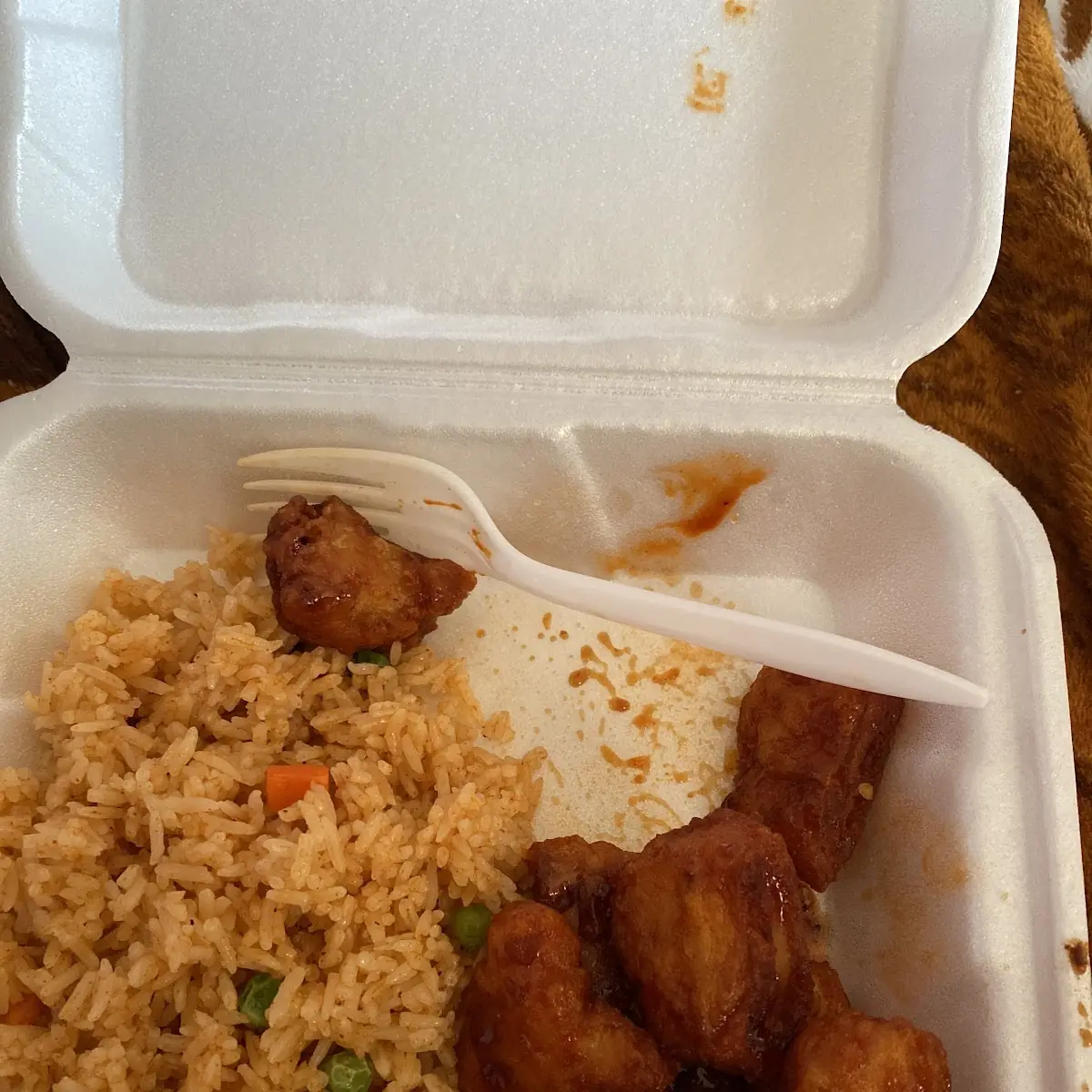 Buffalo Chicken with Fried Rice