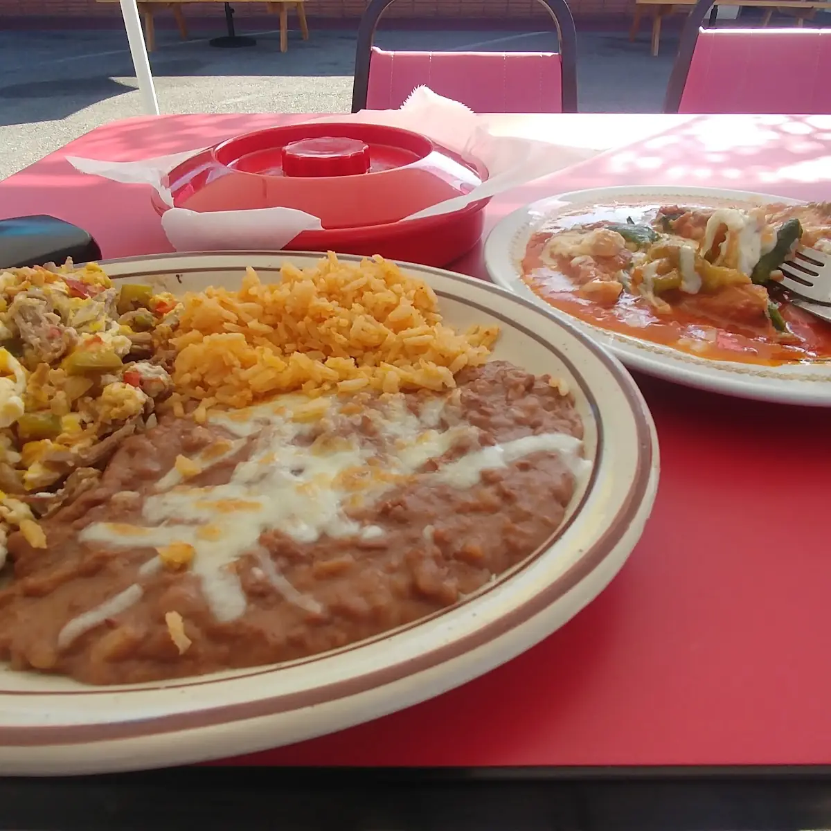Machaca with Chile Relleno