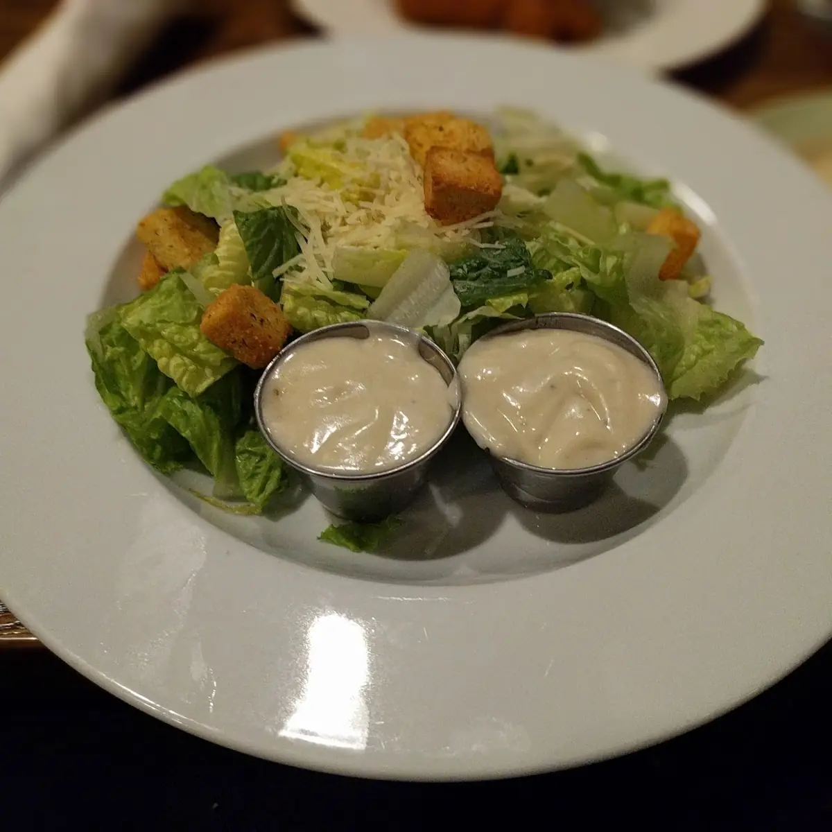 Romaine Parmesan Croutons Classic Caesar Dressing