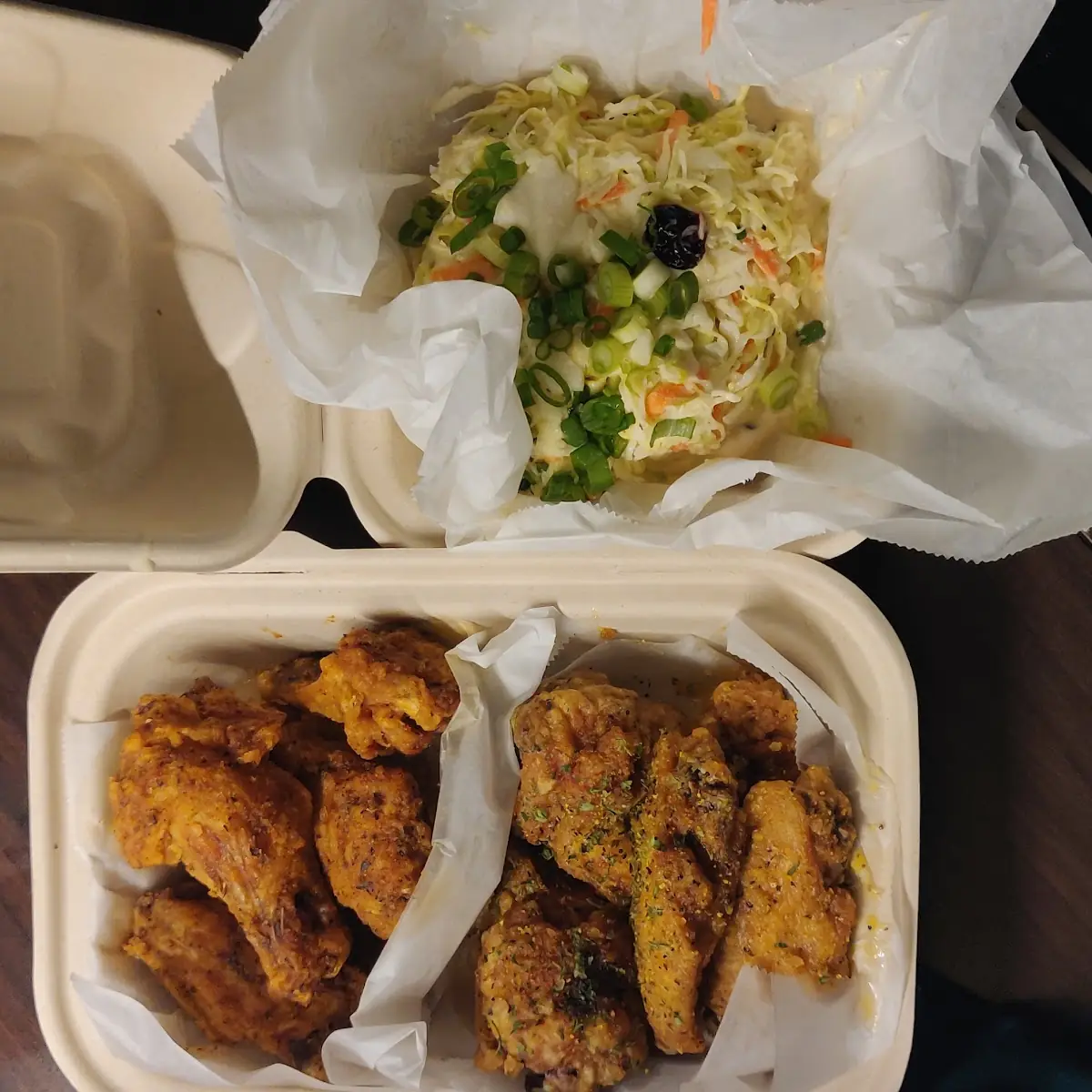 Lemon Pepper Chicken with Double Order Cole Slaw