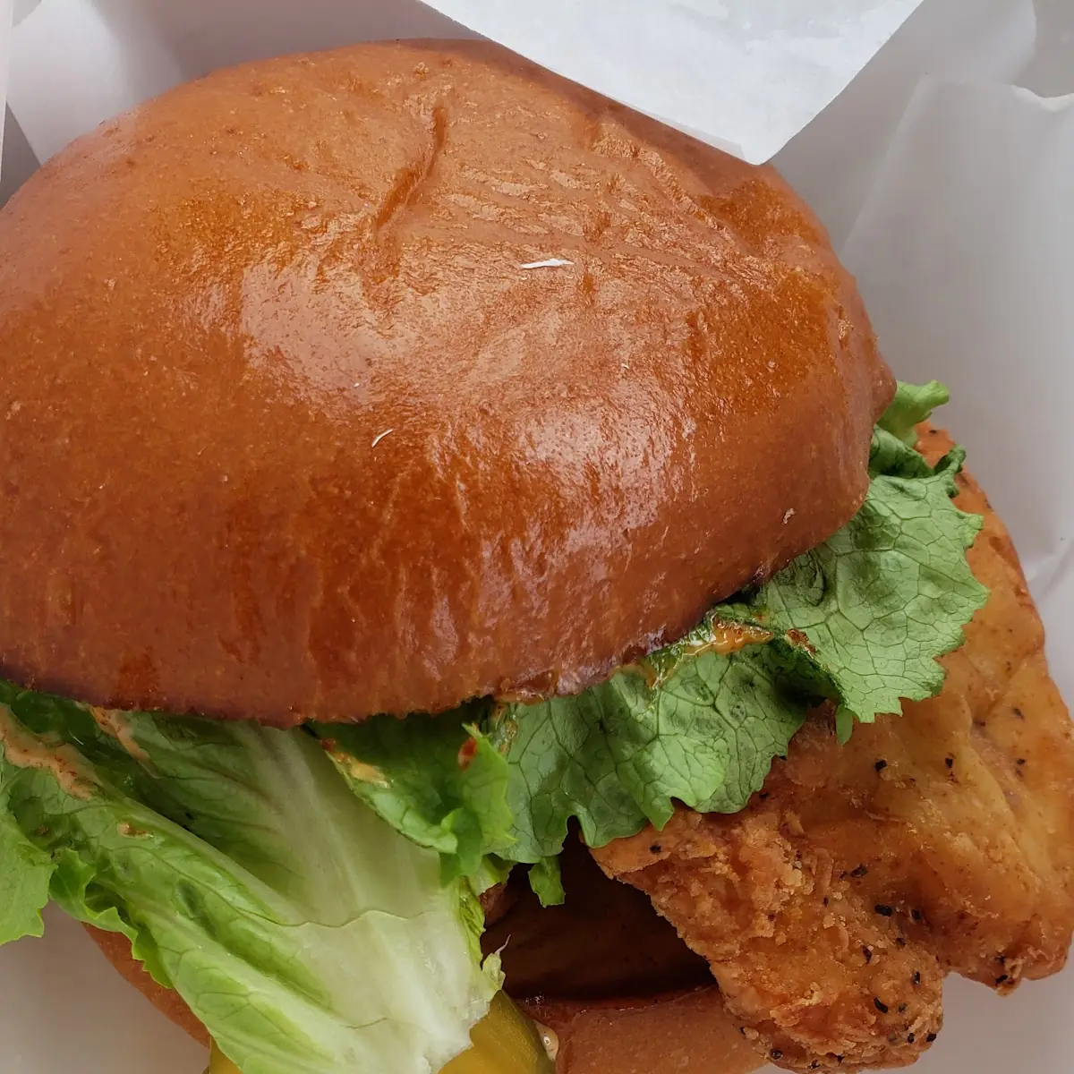Crispy Fried Chicken Subbed Chicken to Chicken Fingers for a Non Dairy Option