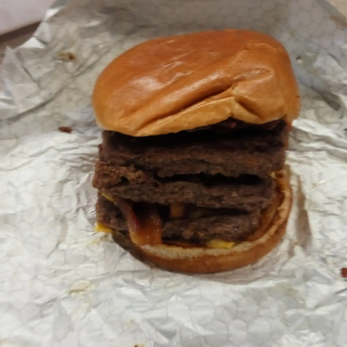Dave's Triple Cheeseburger