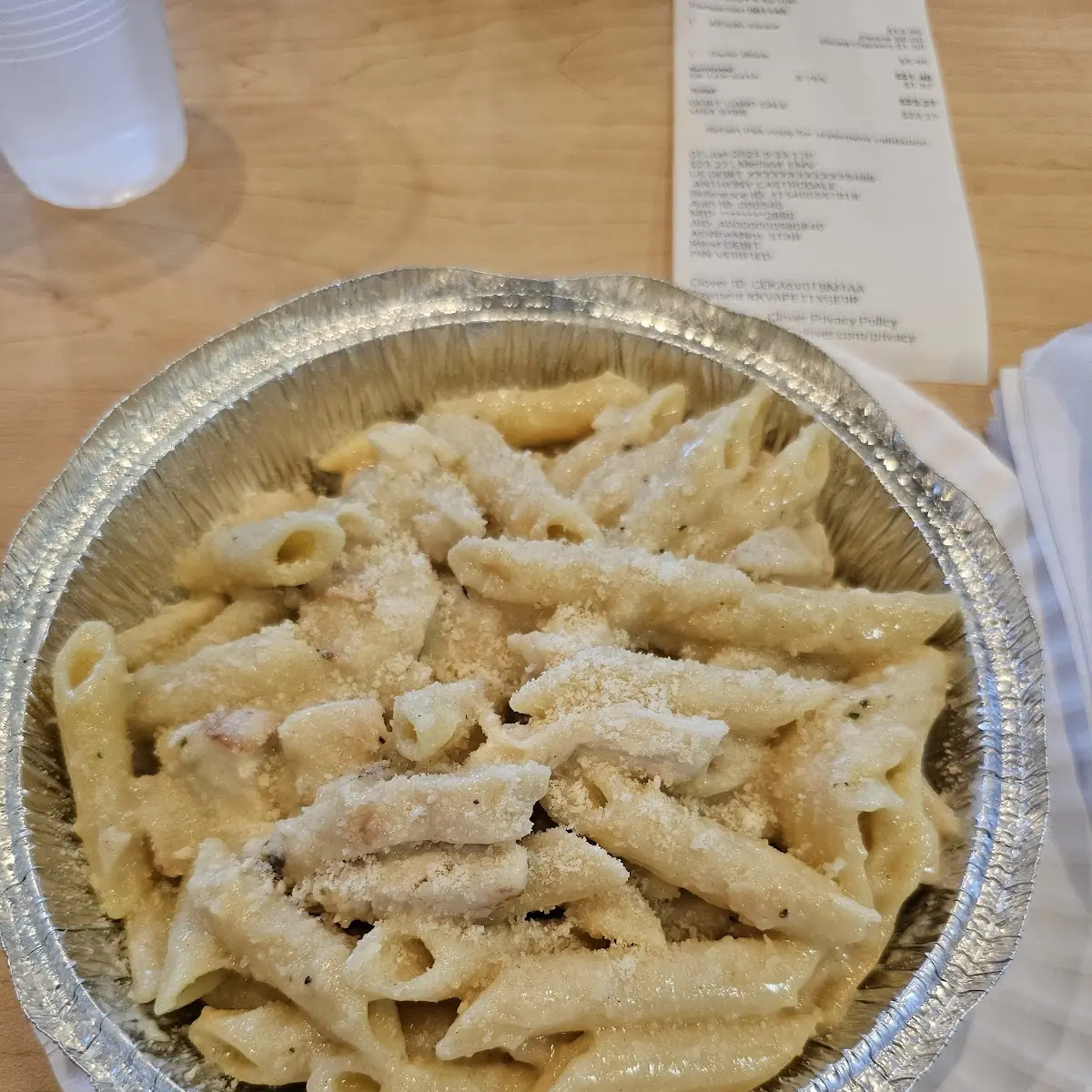 Penne Alfredo with Chicken