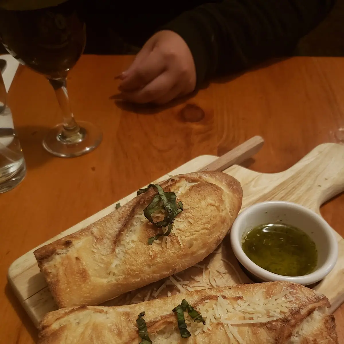 Bread Basket with Oil
