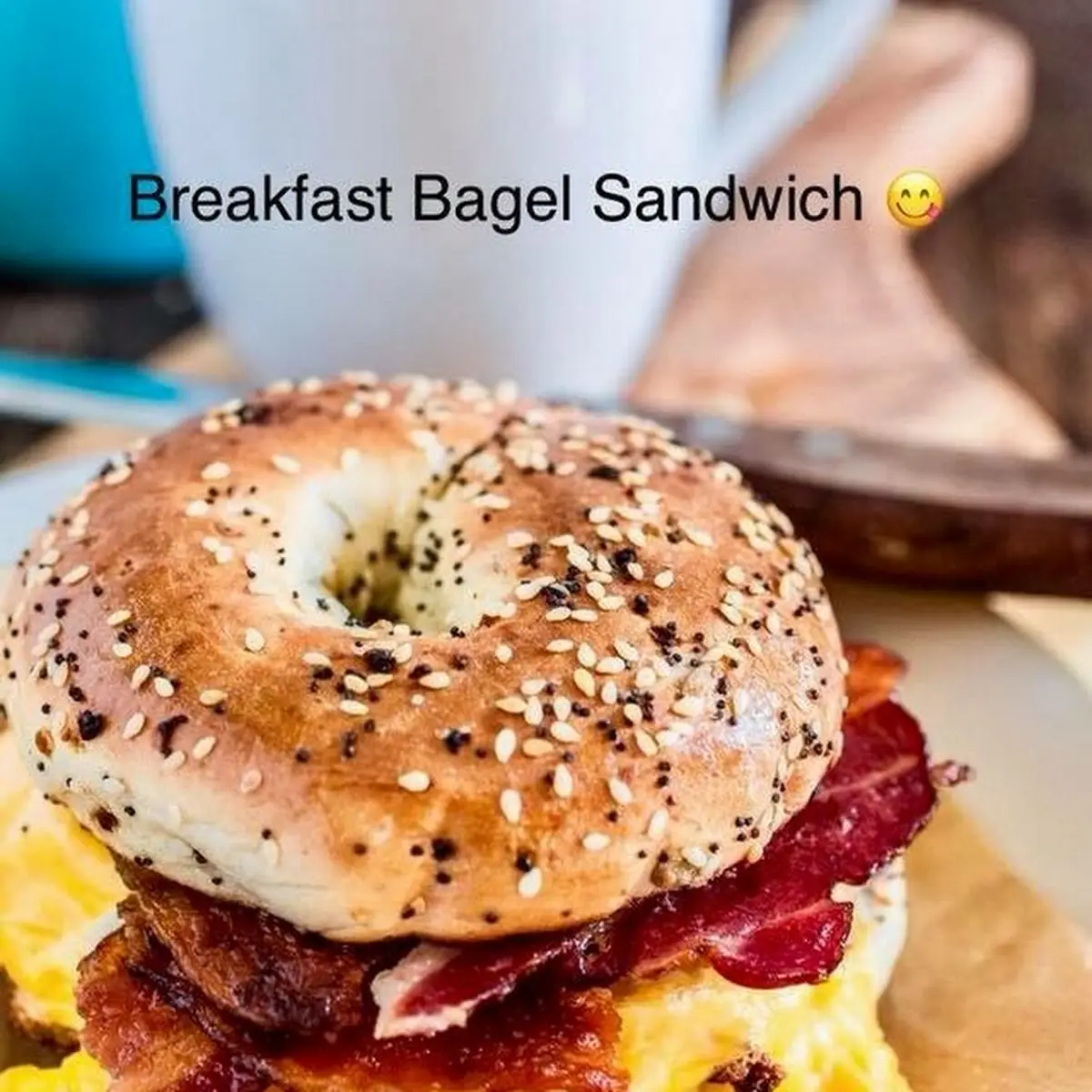 Breakfast Bagel Sandwich