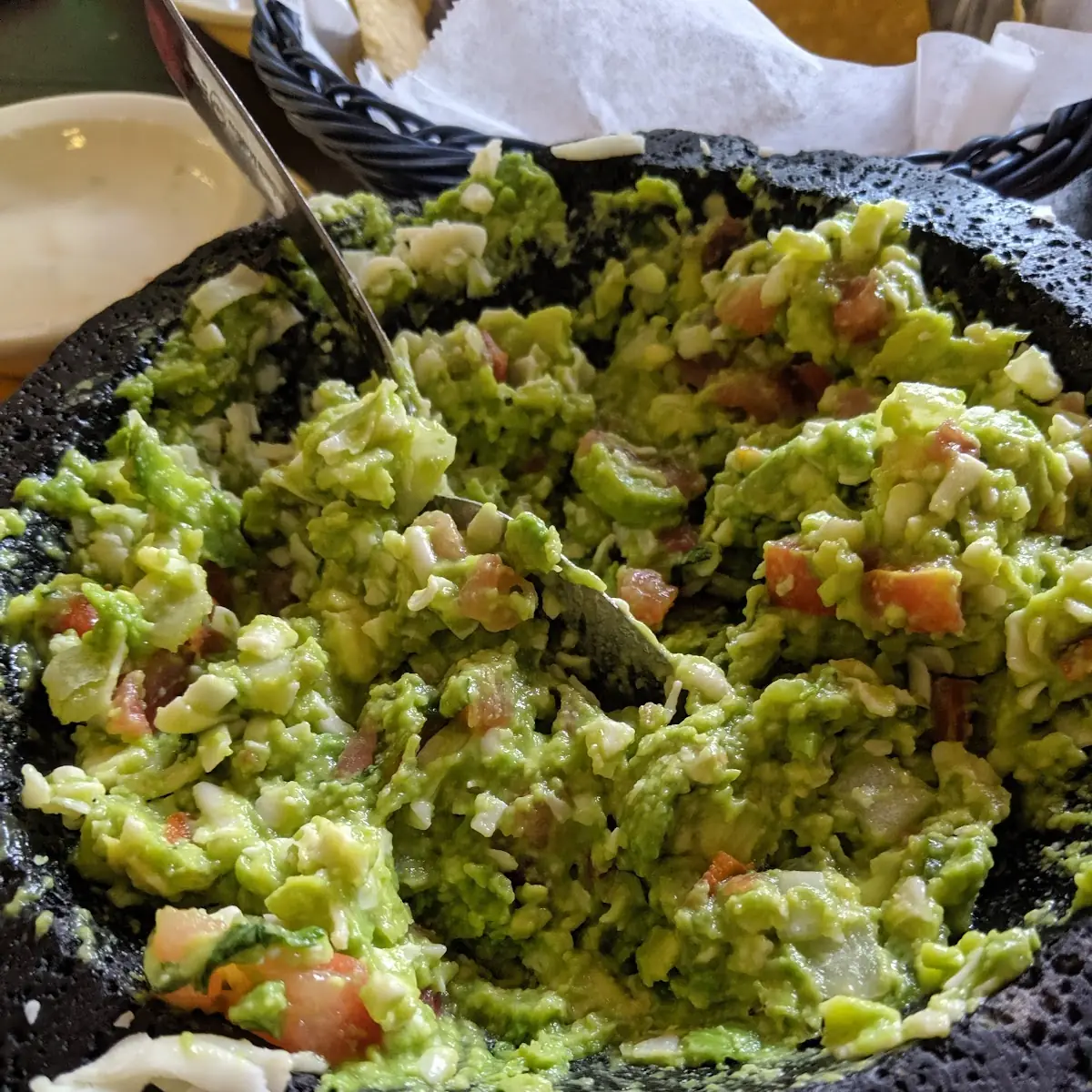 Table Side Guacamole with Chips