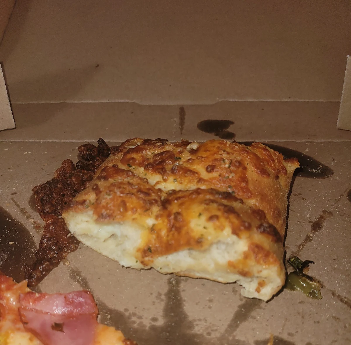 Stuffed Cheesy Bread w Extra Cheese